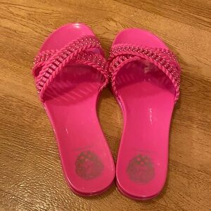 Vince Camuto Erindra
Embellished Jelly Slide
Sandals in Electric Rose Sz 9